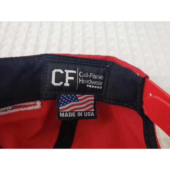 (F5) Cali-Fame Official Donald Trump Space Force MAGA 2020 Hat Red RARE - Picture 5 of 5